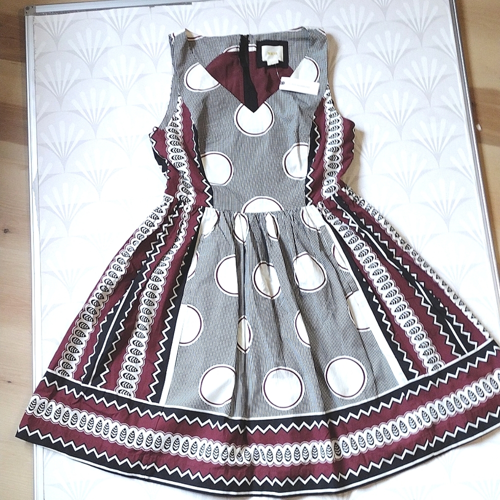 Maeve printed dress